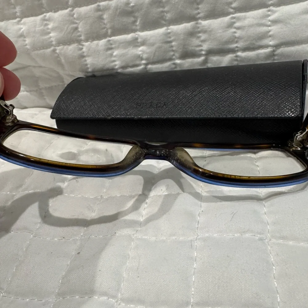 Prada Black and Blue Glasses - Picture 6 of 7